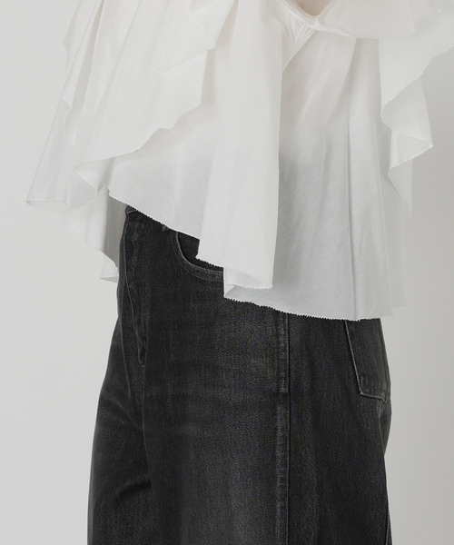 IENA LA BOUCLE(イエナラブークル)の「《追加》IENA LA BOUCLE レース Vネックブラウス(シャツ/ブラウス・レディース・ホワイト・FREE)」の17枚目の写真
