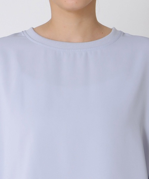 Jines(ジネス)の「ドロストヘムブラウス(Tシャツ/カットソー・レディース・ベージュ/ブラック/ホワイト・38)」の18枚目の写真
