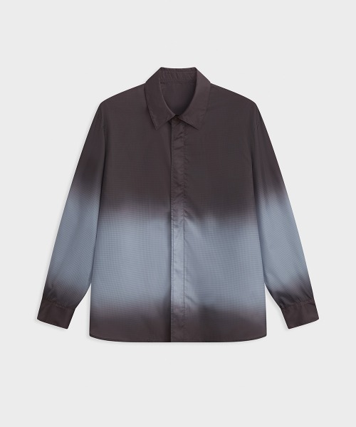 MODE COMMUTER(モードコミューター)の「Gradient Long Sleeve Shirt(シャツ/ブラウス・メンズ・グレー・SMALL/MEDIUM/LARGE)」の15枚目の写真