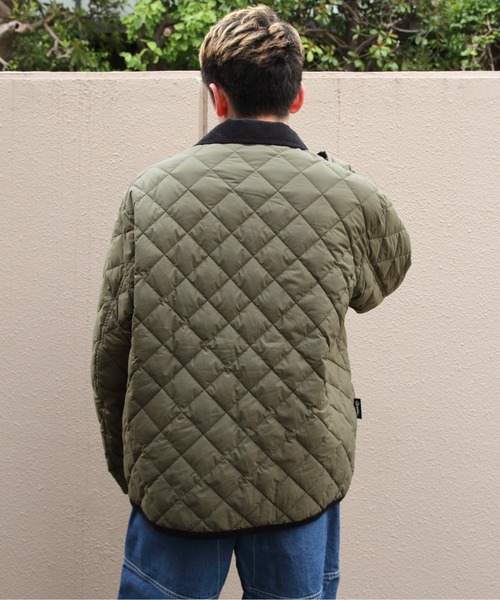 GYMPHLEX(ジムフレックス)の「Gymphlex/ジムフレックス キルトダウンジャケット QUILT DOWN JACKET GY-A0849 NYM(ダウンジャケット/コート・メンズ・ブラック/オリーブ・L/M)」の16枚目の写真