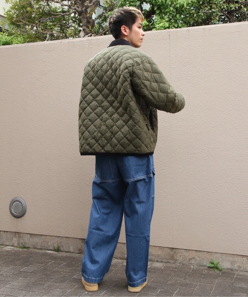 GYMPHLEX(ジムフレックス)の「Gymphlex/ジムフレックス キルトダウンジャケット QUILT DOWN JACKET GY-A0849 NYM(ダウンジャケット/コート・メンズ・ブラック/オリーブ・L/M)」の21枚目の写真