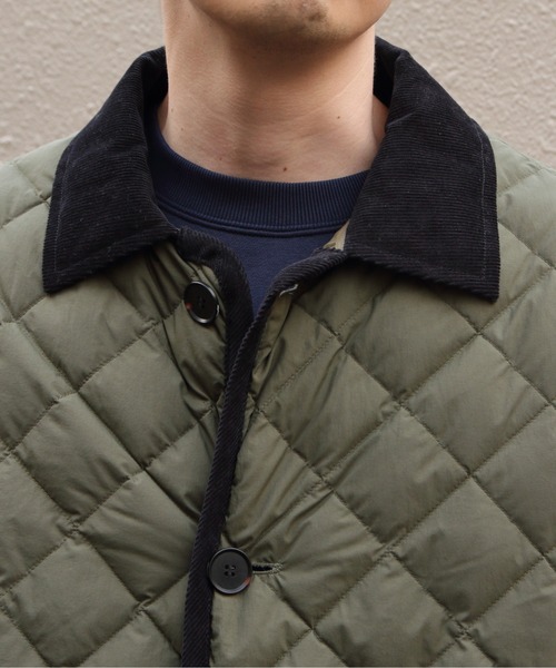 GYMPHLEX(ジムフレックス)の「Gymphlex/ジムフレックス キルトダウンジャケット QUILT DOWN JACKET GY-A0849 NYM(ダウンジャケット/コート・メンズ・ブラック/オリーブ・L/M)」の11枚目の写真