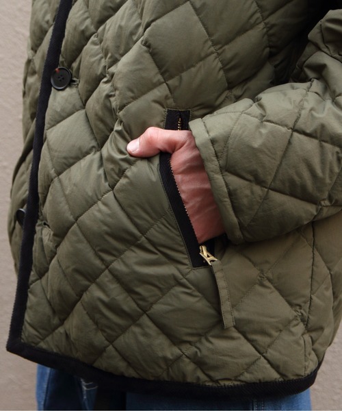 GYMPHLEX(ジムフレックス)の「Gymphlex/ジムフレックス キルトダウンジャケット QUILT DOWN JACKET GY-A0849 NYM(ダウンジャケット/コート・メンズ・ブラック/オリーブ・L/M)」の12枚目の写真
