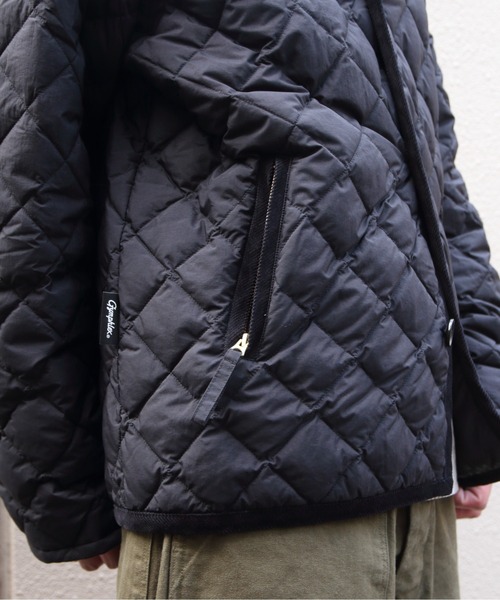 GYMPHLEX(ジムフレックス)の「Gymphlex/ジムフレックス キルトダウンジャケット QUILT DOWN JACKET GY-A0849 NYM(ダウンジャケット/コート・メンズ・ブラック/オリーブ・L/M)」の3枚目の写真