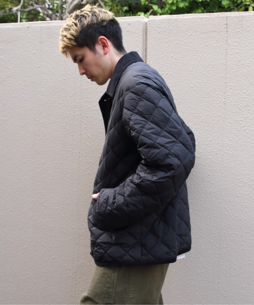 GYMPHLEX(ジムフレックス)の「Gymphlex/ジムフレックス キルトダウンジャケット QUILT DOWN JACKET GY-A0849 NYM(ダウンジャケット/コート・メンズ・ブラック/オリーブ・L/M)」の4枚目の写真