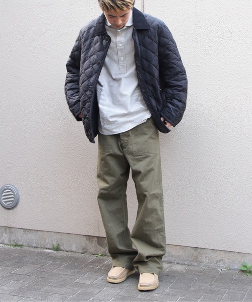 GYMPHLEX(ジムフレックス)の「Gymphlex/ジムフレックス キルトダウンジャケット QUILT DOWN JACKET GY-A0849 NYM(ダウンジャケット/コート・メンズ・ブラック/オリーブ・L/M)」の7枚目の写真