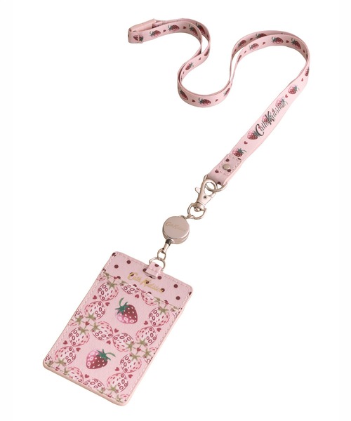 Cath Kidston(キャスキッドソン)の「ランヤード Strawberry Check(パスケース・レディース・ピンク・FREE)」の4枚目の写真
