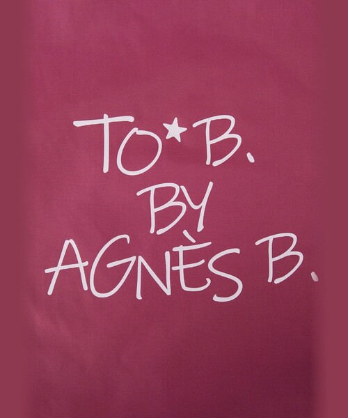 To b. by agnes b.(トゥービーバイアニエスベー)の「マルチカラー ロゴ トート セット(トートバッグ・レディース・ボルドー・FREE)」の6枚目の写真