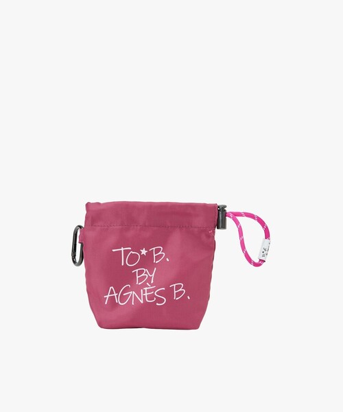 To b. by agnes b.(トゥービーバイアニエスベー)の「マルチカラー ロゴ トート セット(トートバッグ・レディース・ボルドー・FREE)」の7枚目の写真
