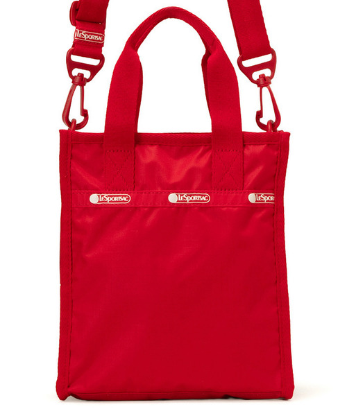 LeSportsac(レスポートサック)の「PW MINI N/S TOTE パッチワークレッドミニN/Sトート(ショルダーバッグ・レディース・レッド・FREE)」の6枚目の写真