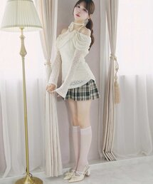 Belle Charme | 【Belle Charme】Lace Layered Pleated Onepiece(ワンピース)