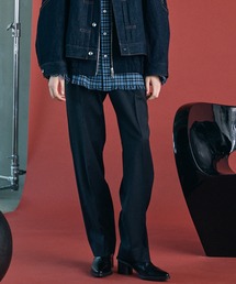 《UNISEX》【Ermenegildo Zegna Fabric】Tight Straight Trousers/【エルメネジルド・ゼニア ファブリック】タイトストレートスラックス【MAISON SPECIAL/メゾンスペシャル】■セットアップ対応■