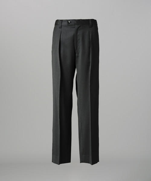 MAISON SPECIAL(メゾンスペシャル)の「《UNISEX》【Ermenegildo Zegna Fabric】Tight Straight Trousers/【エルメネジルド・ゼニア ファブリック】タイトストレートスラックス【MAISON SPECIAL/メゾンスペシャル】■セットアップ対応■(スラックス・メンズ・ブラック・2/1/0)」の7枚目の写真