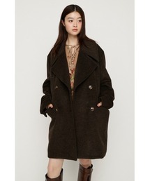BIG COLLAR DOUBLE MIDI COAT ビッグカラーダブルミディコート 秋服 冬服