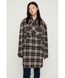 BIG COLLAR DOUBLE MIDI COAT ビッグカラーダブルミディコート 秋服 冬服