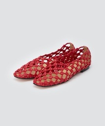 PELLICO SUNNY（ペリーコサニー）の「ESPIGA メッシュ フラット 1.0cm RED（バレエシューズ）」