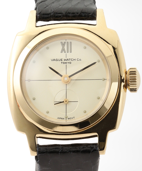 VAGUE WATCH CO.（ヴォーグウォッチカンパニー）の「VAGUE WATCH CO. Coussin Sophie 28mm heavy wavy YG（アナログ腕時計・レディース・ゴールド・FREE）」の4枚目の写真