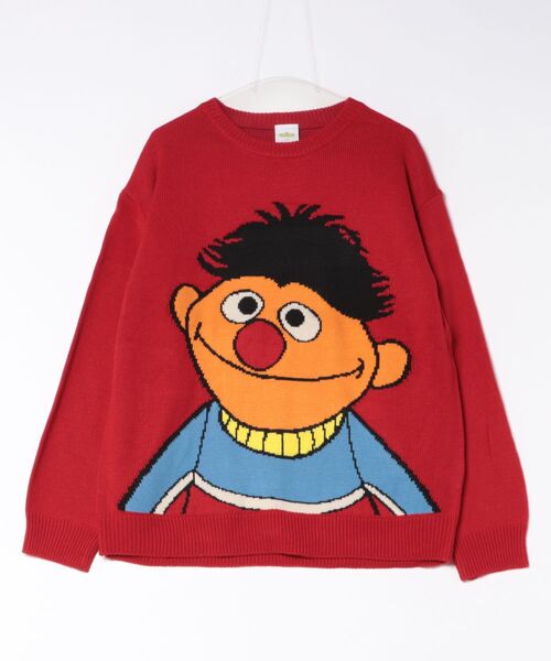 SESAME STREET（セサミストリート）の「【SESAME STREET/セサミストリート】アソートニット（ニット/セーター・レディース・ブラウン/グリーン/ブルー/レッド/ネイビー/オフホワイト・LARGE/MEDIUM/X-LARGE）」の6枚目の写真