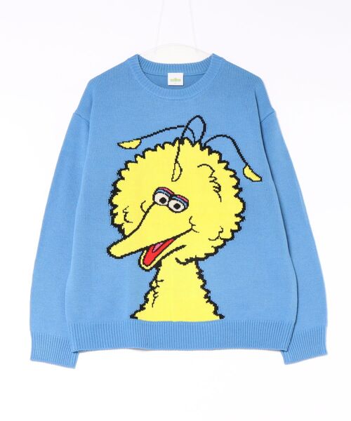 SESAME STREET（セサミストリート）の「【SESAME STREET/セサミストリート】アソートニット（ニット/セーター・レディース・ブラウン/グリーン/ブルー/レッド/ネイビー/オフホワイト・LARGE/MEDIUM/X-LARGE）」の5枚目の写真