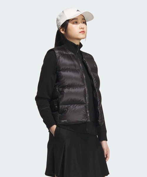adidas(アディダス)の「パーテックス カンタム フルジップ ダウンベスト【adidas Golf/アディダスゴルフ】(ダウンベスト・レディース・ブラック・LARGE/SMALL/MEDIUM/X-LARGE)」の5枚目の写真