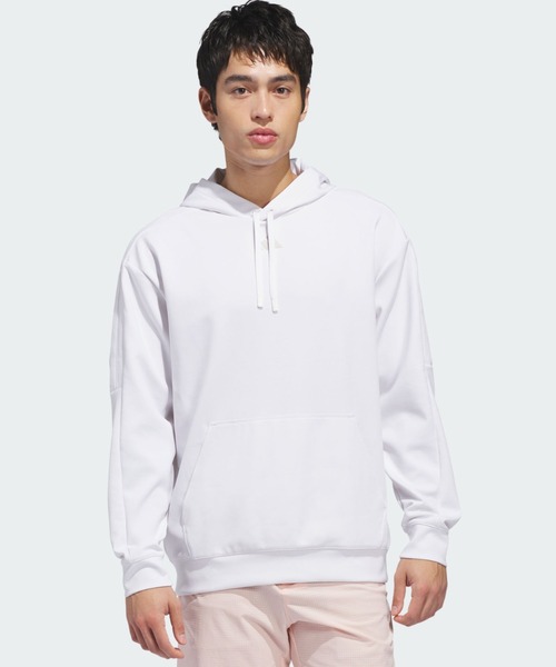adidas(アディダス)の「ビヨンド ザ コース パーカー【adidas Golf/アディダスゴルフ】(パーカー・メンズ・ホワイト・XX-LARGE/3XL/LARGE/MEDIUM/SMALL/X-LARGE)」の1枚目の写真