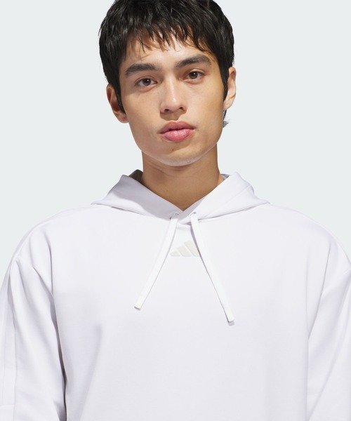 adidas(アディダス)の「ビヨンド ザ コース パーカー【adidas Golf/アディダスゴルフ】(パーカー・メンズ・ホワイト・XX-LARGE/3XL/LARGE/MEDIUM/SMALL/X-LARGE)」の6枚目の写真