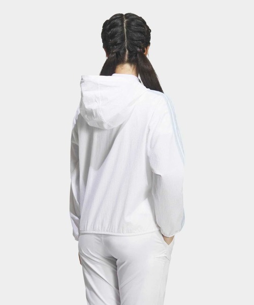 adidas(アディダス)の「フルジップジャケット【adidas Golf/アディダスゴルフ】(ブルゾン・レディース・ホワイト・SMALL/MEDIUM/LARGE/X-LARGE/X-SMALL)」の2枚目の写真