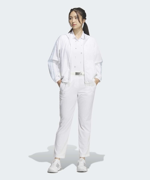 adidas(アディダス)の「フルジップジャケット【adidas Golf/アディダスゴルフ】(ブルゾン・レディース・ホワイト・SMALL/MEDIUM/LARGE/X-LARGE/X-SMALL)」の4枚目の写真