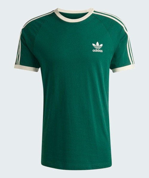 adidas(アディダス)の「アディカラー クラシックス スリーストライプス Tシャツ / アディダスオリジナルス adidas Originals(Tシャツ/カットソー・メンズ・グリーン系その他5・LARGE/3XL/MEDIUM/SMALL/X-SMALL/X-LARGE/XX-LARGE)」の4枚目の写真