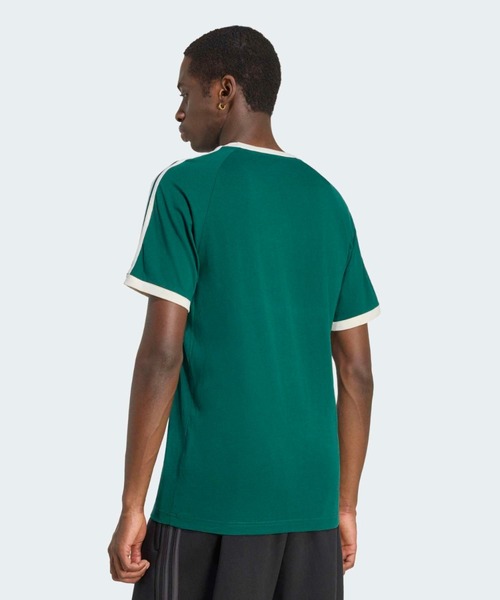 adidas(アディダス)の「アディカラー クラシックス スリーストライプス Tシャツ / アディダスオリジナルス adidas Originals(Tシャツ/カットソー・メンズ・グリーン系その他5・LARGE/3XL/MEDIUM/SMALL/X-SMALL/X-LARGE/XX-LARGE)」の2枚目の写真