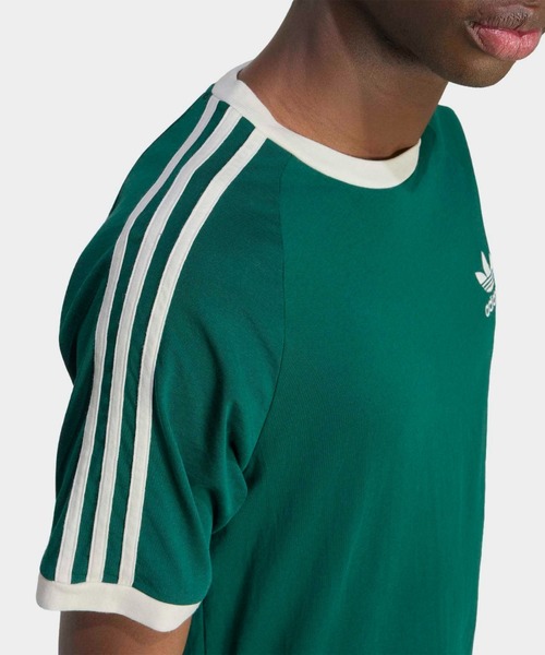 adidas(アディダス)の「アディカラー クラシックス スリーストライプス Tシャツ / アディダスオリジナルス adidas Originals(Tシャツ/カットソー・メンズ・グリーン系その他5・LARGE/3XL/MEDIUM/SMALL/X-SMALL/X-LARGE/XX-LARGE)」の6枚目の写真