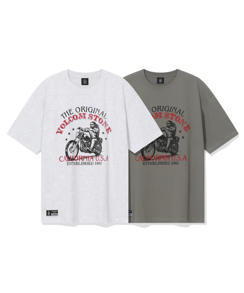 VOLCOM(ボルコム)の「ロードライダー オーバーサイズ 半袖Tシャツ(アイスグレー)(Tシャツ/カットソー・レディース・その他・LARGE/MEDIUM/SMALL/X-LARGE)」の5枚目の写真