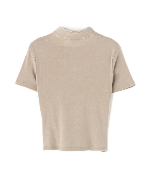 L.H.P(エルエイチピー)の「MAVYTH/メヴィス/HALF ZIP BELT TOPS(Tシャツ/カットソー・レディース・ベージュ/ブラック・F)」の13枚目の写真