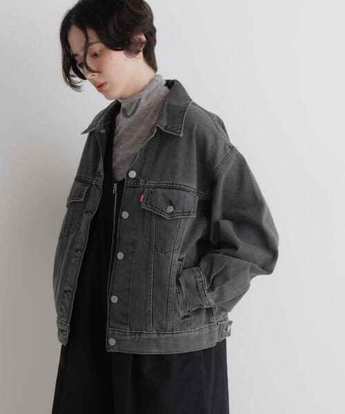Levi's(リーバイス)の「Levi's/90S TRUCKER(デニムジャケット・レディース・ブラック・S)」の10枚目の写真