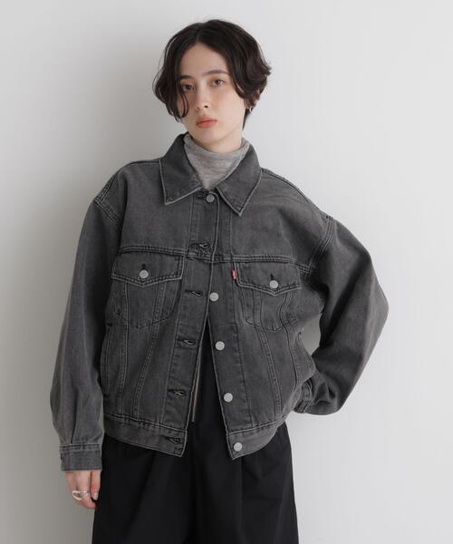 Levi's(リーバイス)の「Levi's/90S TRUCKER(デニムジャケット・レディース・ブラック・S)」の12枚目の写真