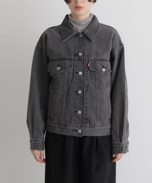 Levi's(リーバイス)の「Levi's/90S TRUCKER(デニムジャケット・レディース・ブラック・S)」の2枚目の写真
