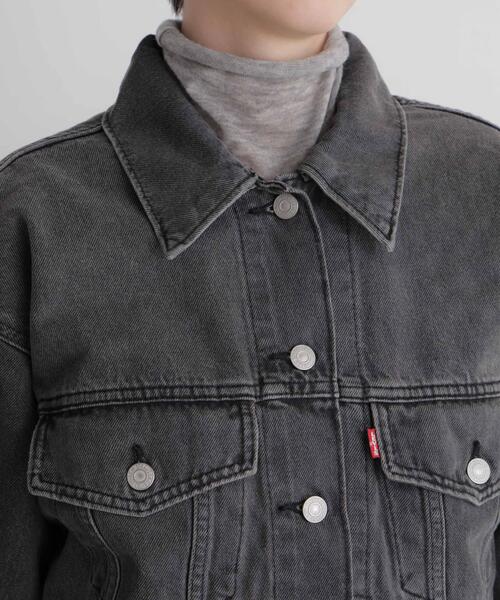 Levi's(リーバイス)の「Levi's/90S TRUCKER(デニムジャケット・レディース・ブラック・S)」の6枚目の写真