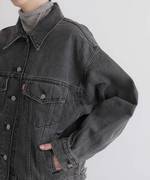 Levi's(リーバイス)の「Levi's/90S TRUCKER(デニムジャケット・レディース・ブラック・S)」の7枚目の写真