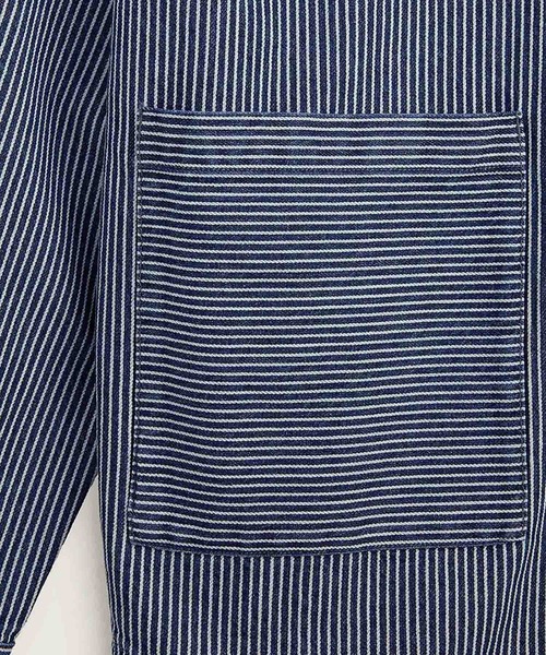 VANS（バンズ）の「ウィメンズ ストライプ ボタンダウンシャツ / STRIPES LS SHIRT Sm Sw Stripes VN000QM5FAM1（シャツ/ブラウス・レディース・ストライプ・X-LARGE/SMALL/MEDIUM/LARGE）」の5枚目の写真