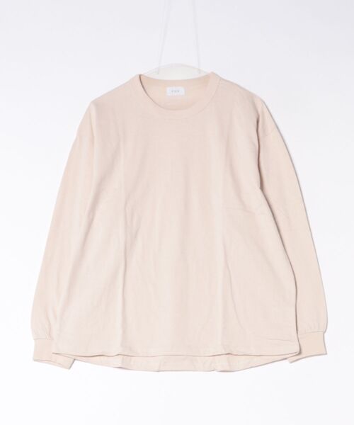 FOV(フォブ)の「FOV/フォブ PLAIN L/S Tシャツ(Tシャツ/カットソー・レディース・ブラック/ホワイト/チャコールグレー/ベージュ系その他・F)」の4枚目の写真