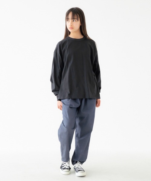 FOV(フォブ)の「FOV/フォブ PLAIN L/S Tシャツ(Tシャツ/カットソー・レディース・ブラック/ホワイト/チャコールグレー/ベージュ系その他・F)」の7枚目の写真