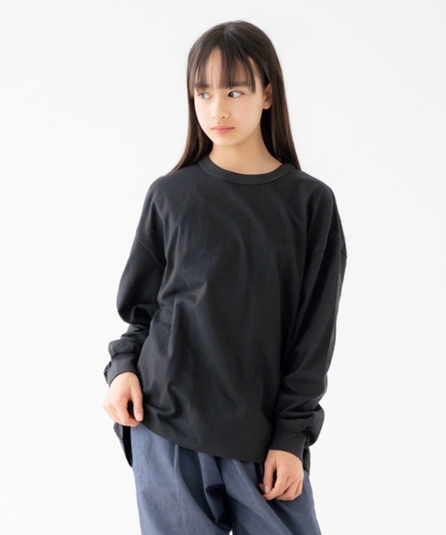 FOV(フォブ)の「FOV/フォブ PLAIN L/S Tシャツ(Tシャツ/カットソー・レディース・ブラック/ホワイト/チャコールグレー/ベージュ系その他・F)」の5枚目の写真