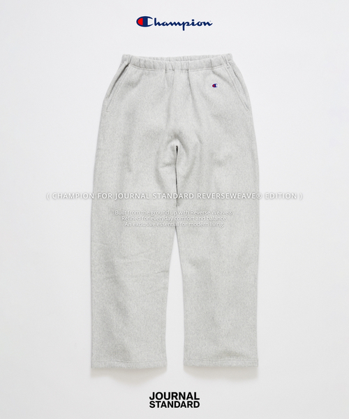 Champion(チャンピオン)の「champion for JOURNAL STANDARD private fit sweatpants(スウェットパンツ・メンズ・ブラック/グレー・MEDIUM/LARGE)」の2枚目の写真