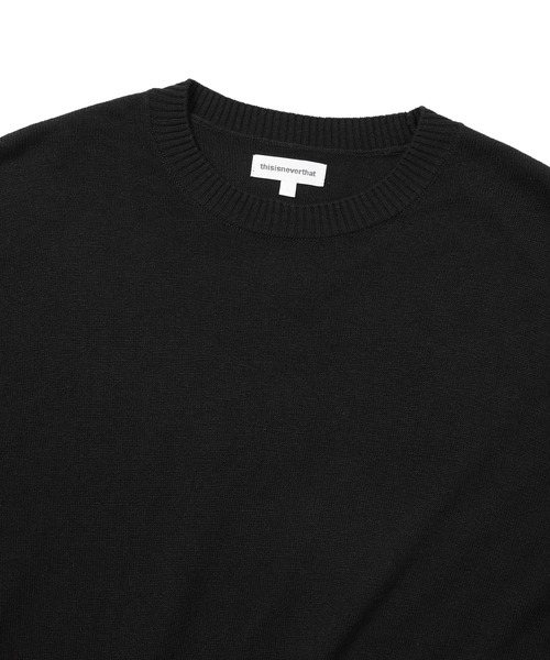 thisisneverthat(ディスイズネバーザット)の「High Gauge Knit Sweater(ニット/セーター・メンズ・ブラック/ブラウン系その他2・XL/L/M/S)」の3枚目の写真