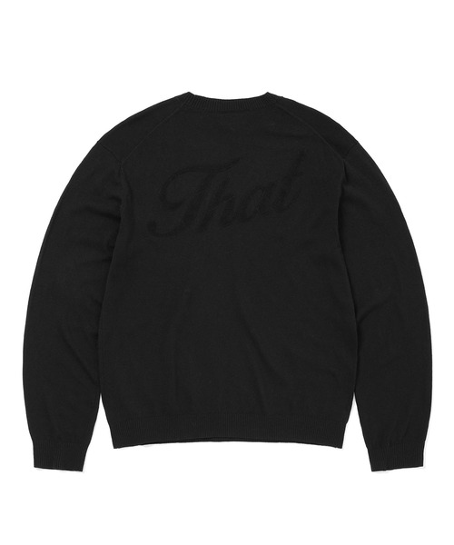 thisisneverthat(ディスイズネバーザット)の「High Gauge Knit Sweater(ニット/セーター・メンズ・ブラック/ブラウン系その他2・XL/L/M/S)」の4枚目の写真