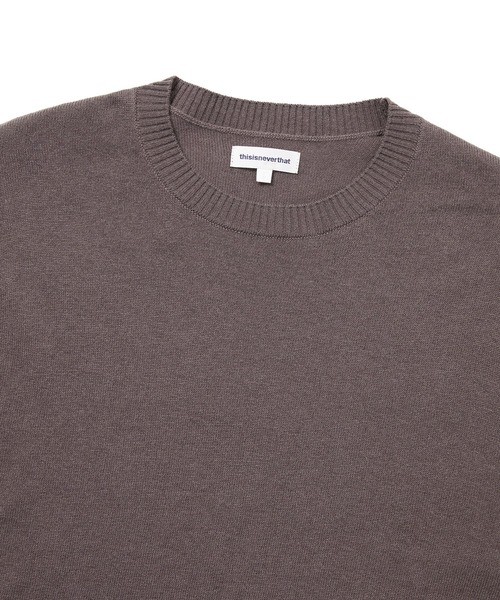 thisisneverthat(ディスイズネバーザット)の「High Gauge Knit Sweater(ニット/セーター・メンズ・ブラック/ブラウン系その他2・XL/L/M/S)」の5枚目の写真