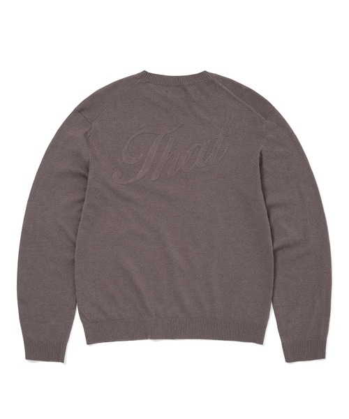 thisisneverthat(ディスイズネバーザット)の「High Gauge Knit Sweater(ニット/セーター・メンズ・ブラック/ブラウン系その他2・XL/L/M/S)」の6枚目の写真
