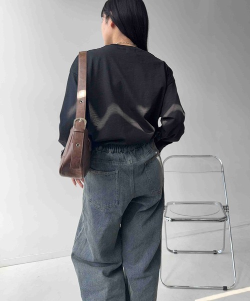 AS KNOW AS plus（アズノゥアズプラス）の「☆シンプルアソートロンT(ロゴ・フォトプリント)【UNISEX ITEM】（Tシャツ/カットソー・レディース・ホワイト/ブラック/チャコール/グリーン・FREE）」の19枚目の写真