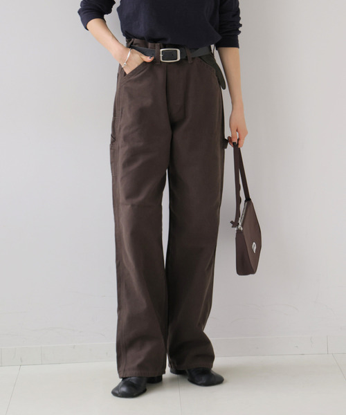 OUTDOOR PRODUCTS(アウトドアプロダクツ)の「Lee ex PAINTER DENIM セットアップ対応(デニムパンツ・レディース・ブラック/ブラウン・40/38/36)」の13枚目の写真