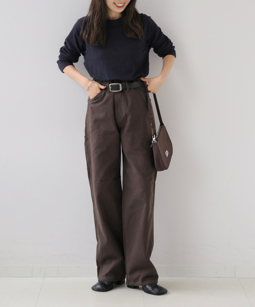 OUTDOOR PRODUCTS(アウトドアプロダクツ)の「Lee ex PAINTER DENIM セットアップ対応(デニムパンツ・レディース・ブラック/ブラウン・40/38/36)」の18枚目の写真